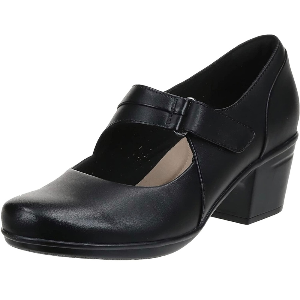 Black Women’s Mary Jane Block Heel Dress Shoe
